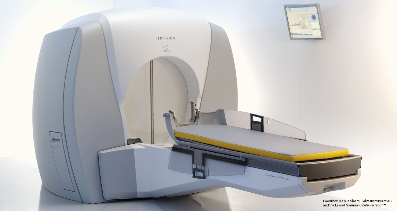 Powerbox is a supplier to Elekta Instrument AB and the Leksell Gamma Knife® Perfexion™