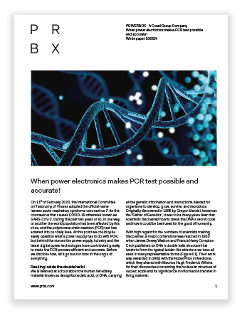 When power electronics makes PCR test possible and accurate!
