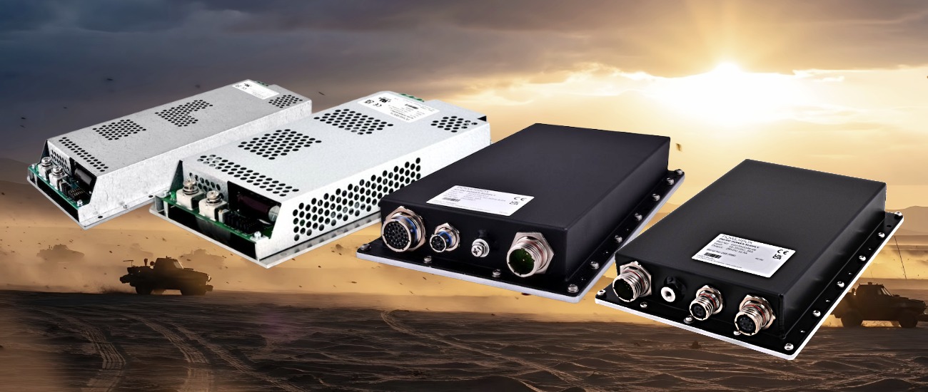PRBX ruggedized AC/DC and DC/DC power portfolio for harsh defense and industrial environments